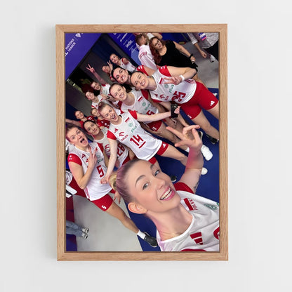 ap-poland national volleyball team-2 cadre Bois clair