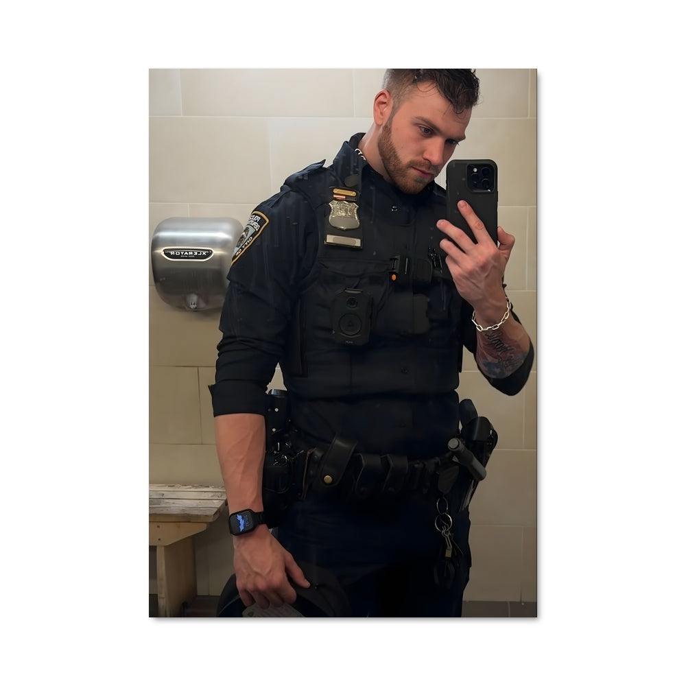 Poster Selfie en Uniforme
