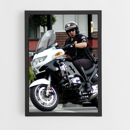 ap-police motorcycle-5 cadre Noir