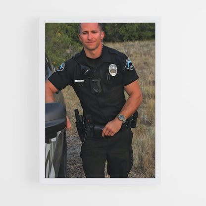 ap-police officer-7 cadre Blanc