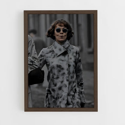ap-polly gray-5 cadre Bois foncé