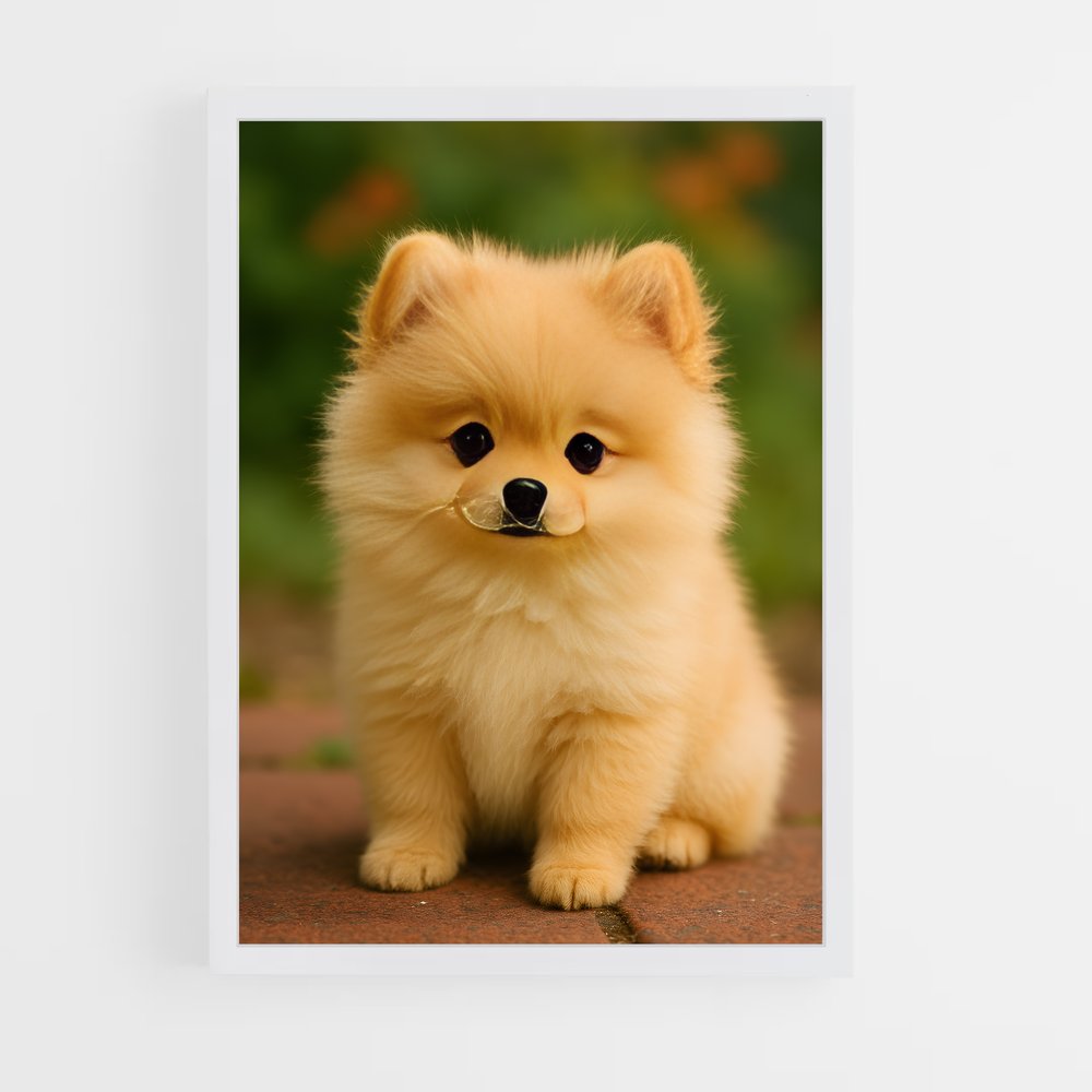 ap-pomeranian-2 cadre Blanc