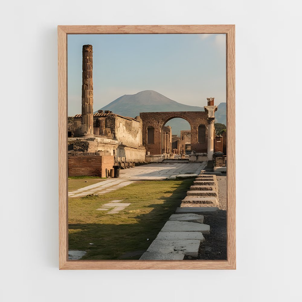 ap-pompeii ruins-2 cadre Bois clair