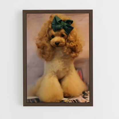 ap-poodle-4 cadre Bois foncé