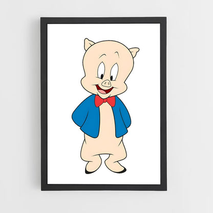 ap-porky pig-2 cadre Noir