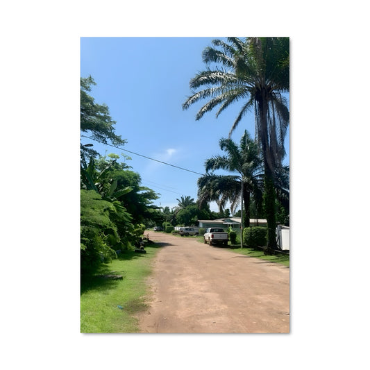 Poster Chemin ensoleillé