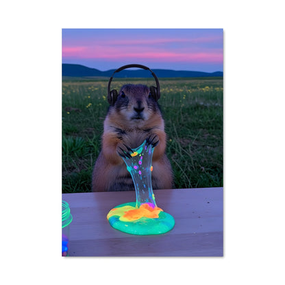 Poster Le Verre de Marmotte