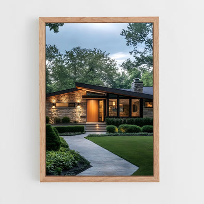 ap-prairie style architecture-2 cadre Bois clair