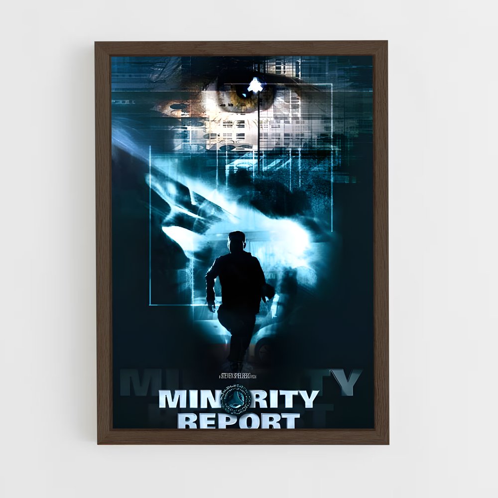 ap-precogs minority report-1 cadre Bois foncé