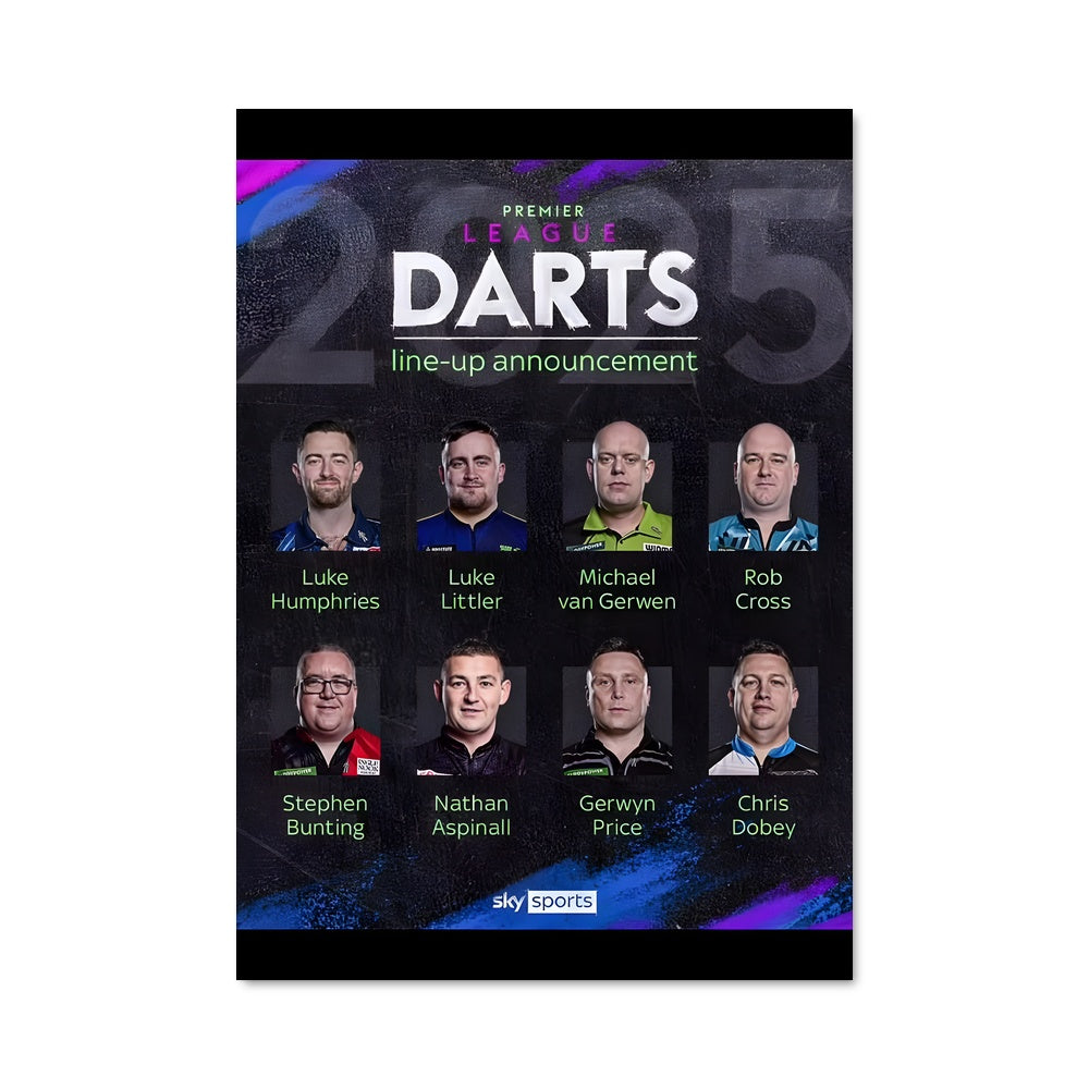 Poster Team Darts Legends
