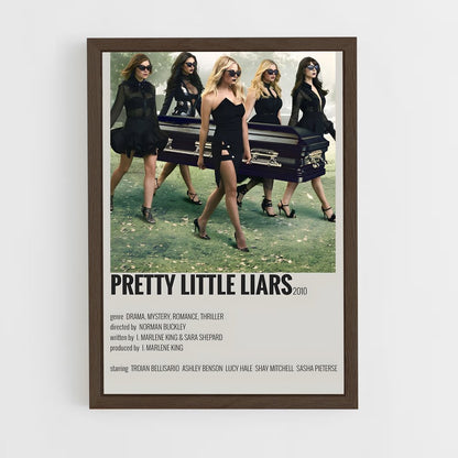 ap-pretty little liars-2 cadre Bois foncé