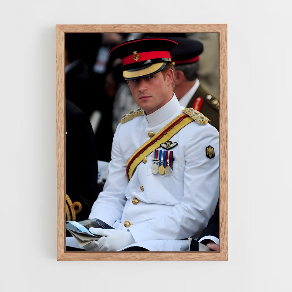 ap-prince harry-13 cadre Bois clair