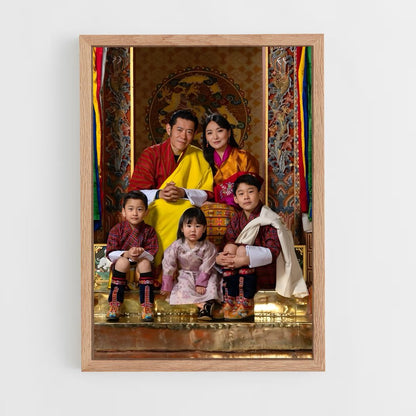 ap-prince jigme ugyen wangchuck-4 cadre Bois clair