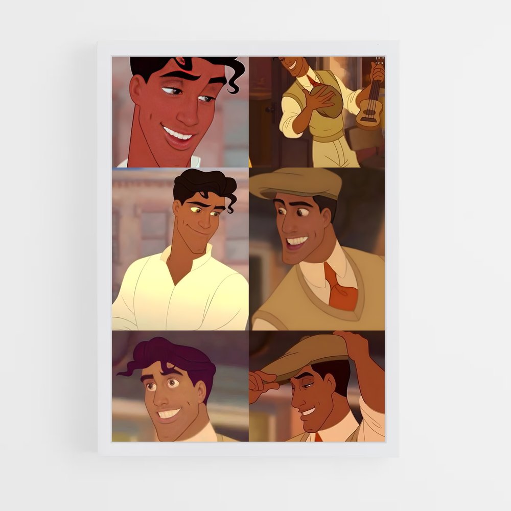 ap-prince naveen-4 cadre Blanc