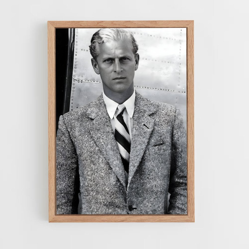 ap-prince philip duke of edinburgh-8 cadre Bois clair