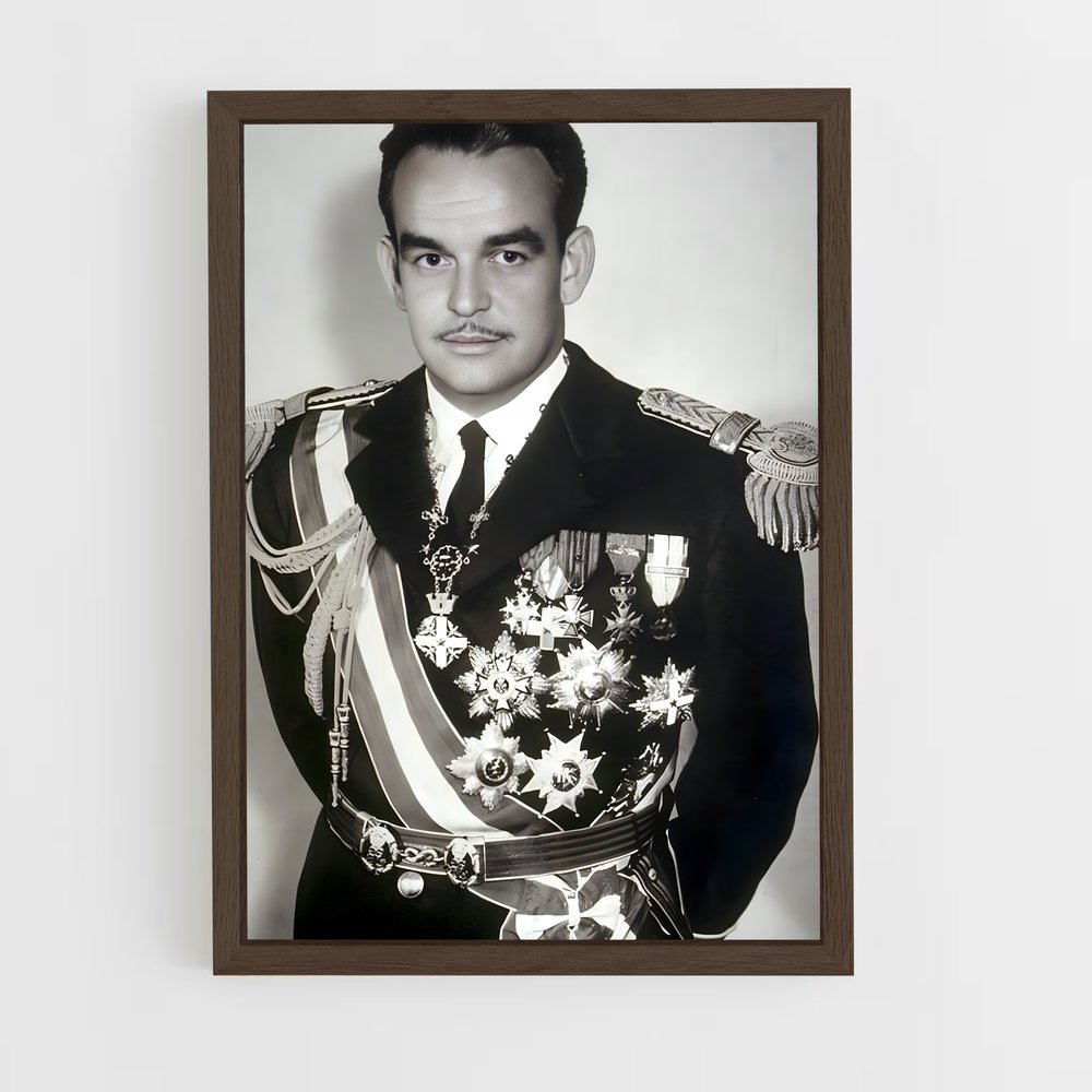 ap-prince rainier iii-1 cadre Bois foncé
