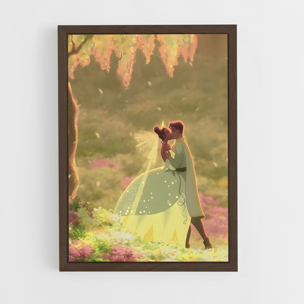ap-princess and the frog-1 cadre Bois foncé