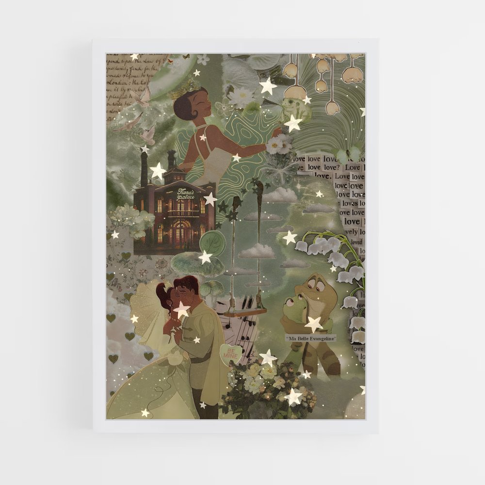 ap-princess and the frog-3 cadre Blanc