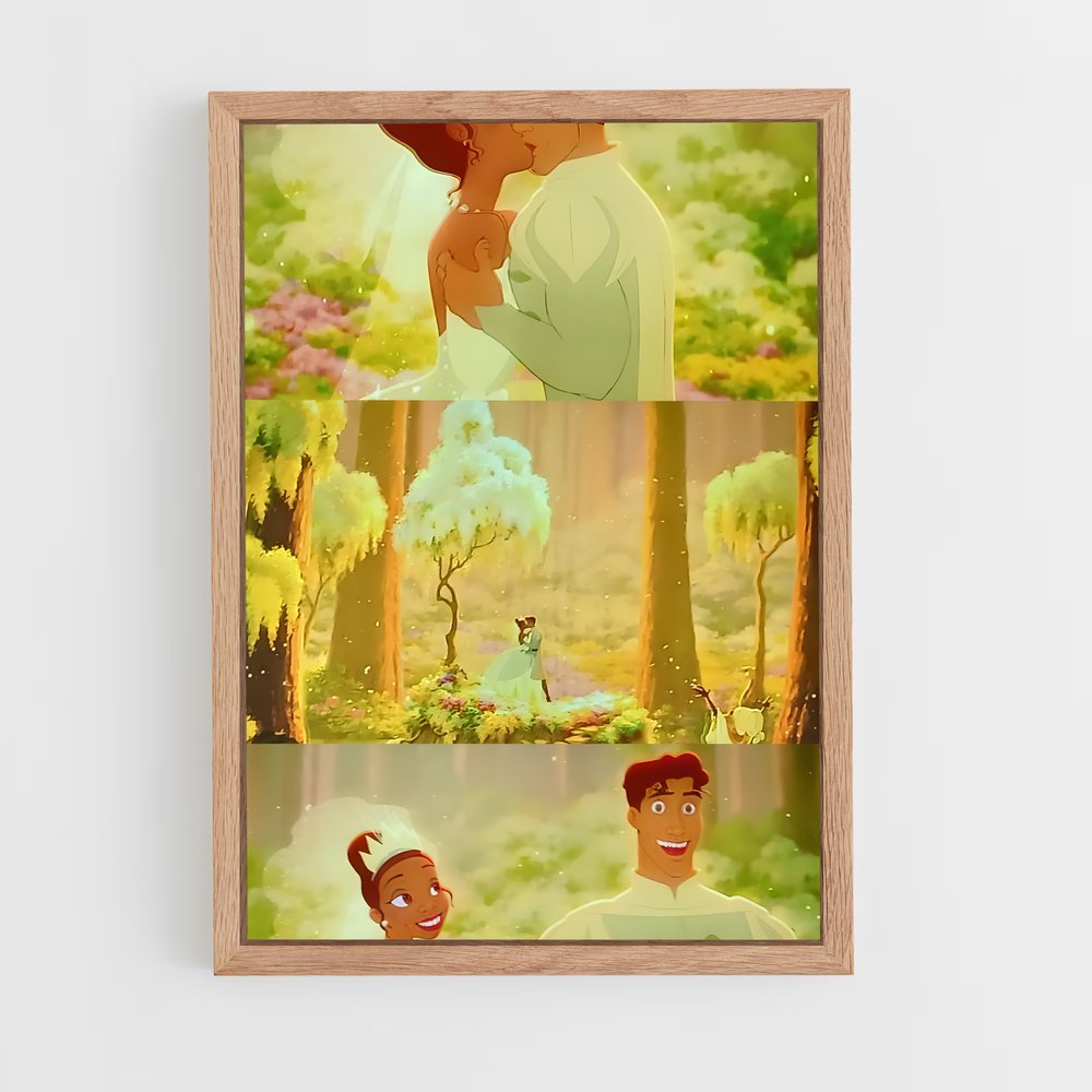 ap-princess and the frog-5 cadre Bois clair