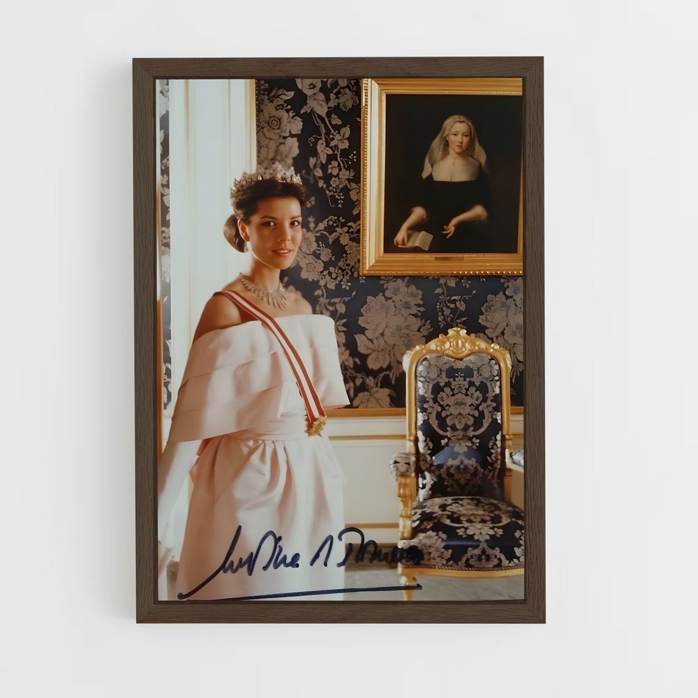 ap-princess caroline-2 cadre Bois foncé