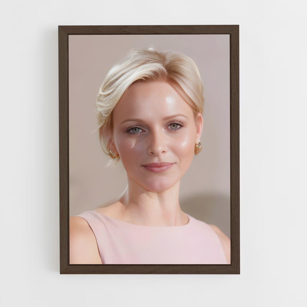 ap-princess charlene-8 cadre Bois foncé