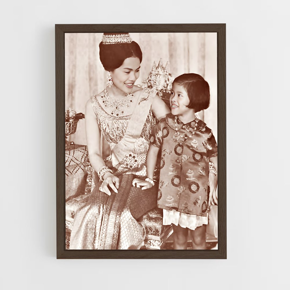 ap-princess chulabhorn-1 cadre Bois foncé