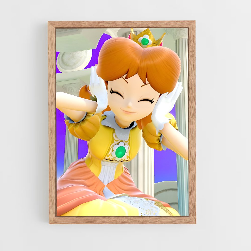 ap-princess daisy-1 cadre Bois clair