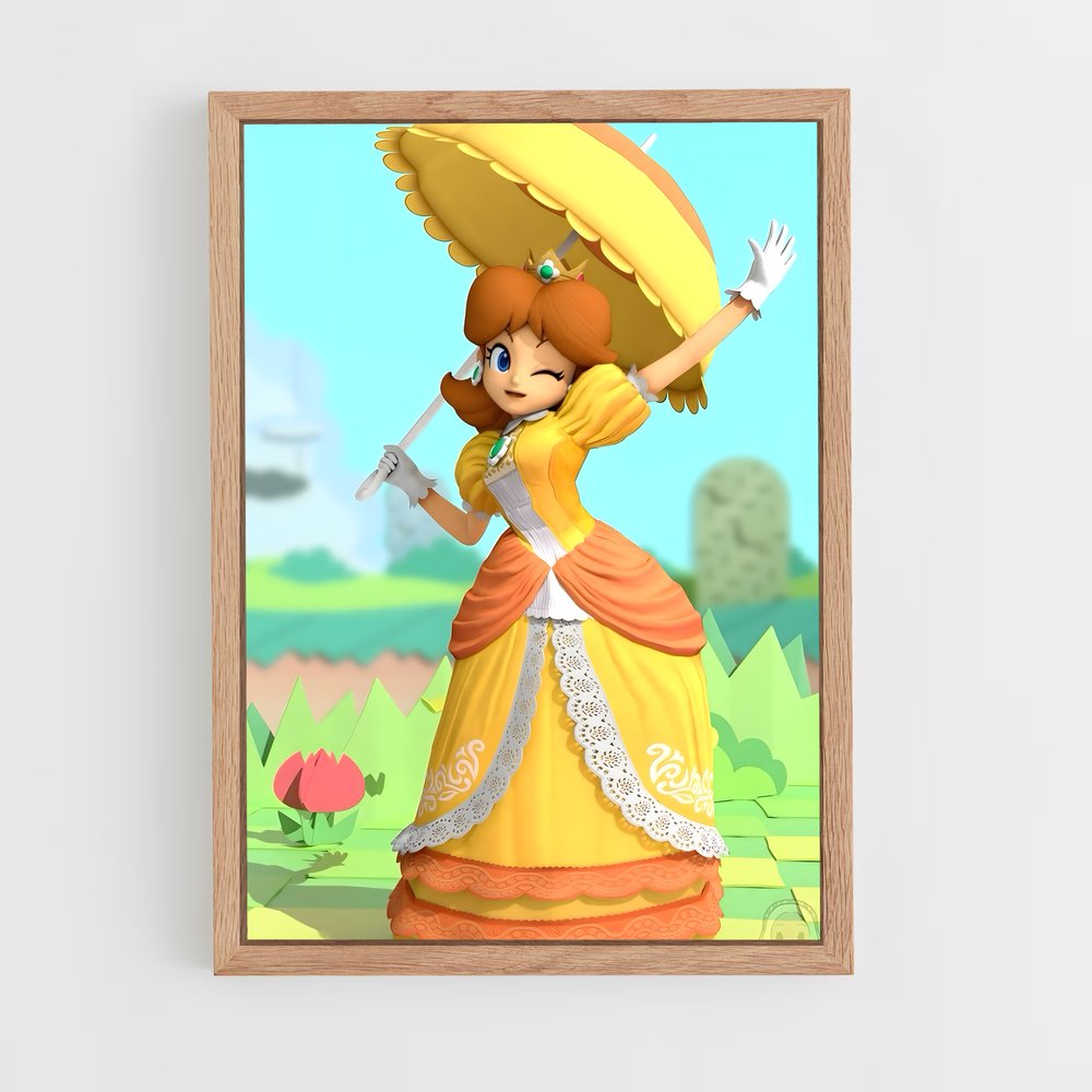 ap-princess daisy-2 cadre Bois clair