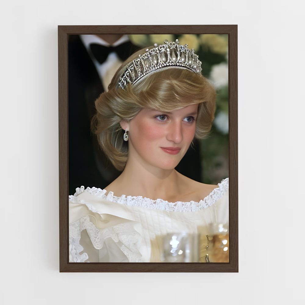 ap-princess diana-2 cadre Bois foncé