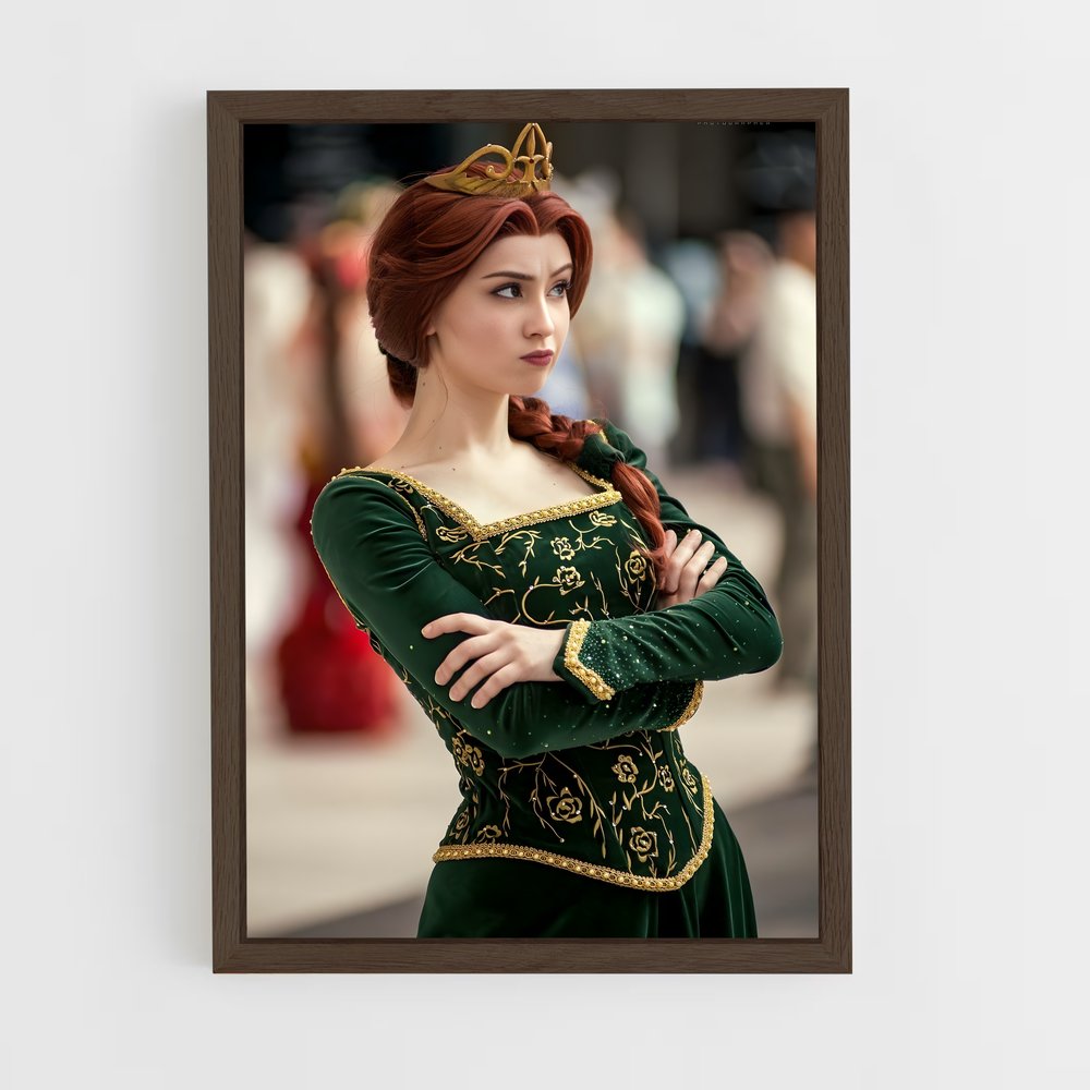 ap-princess fiona-4 cadre Bois foncé