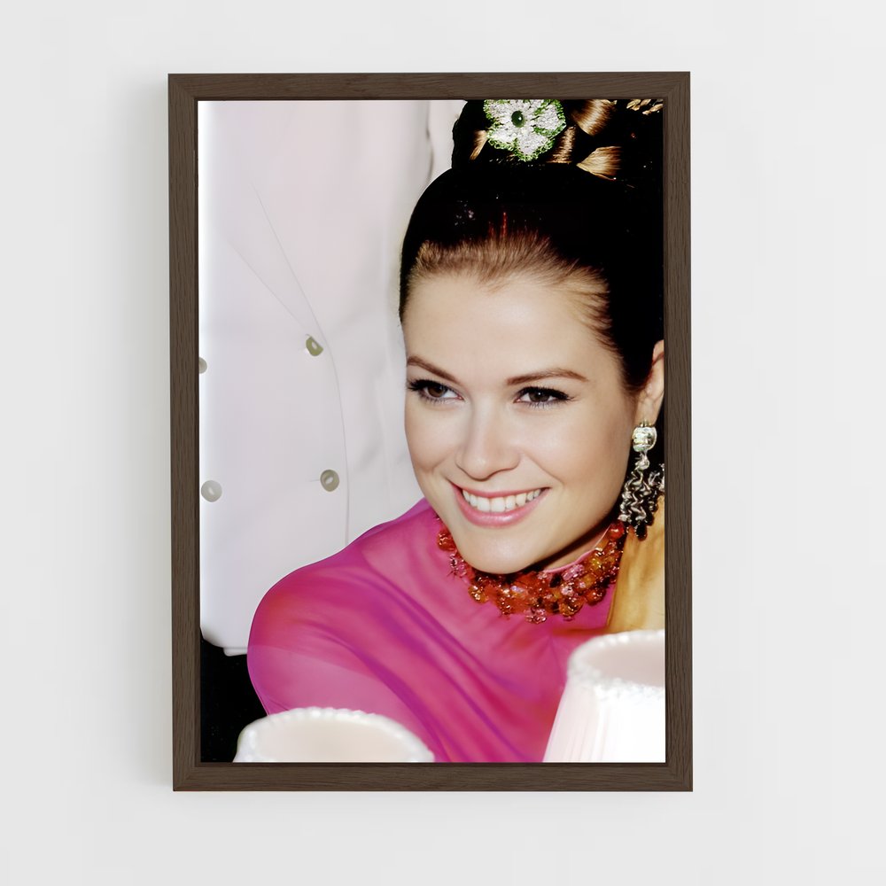 ap-princess grace-3 cadre Bois foncé
