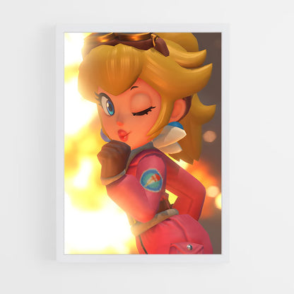 ap-princess peach-1 cadre Blanc
