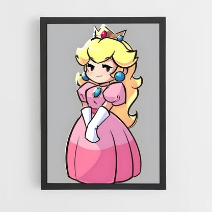 ap-princess peach-4 cadre Noir