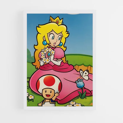 ap-princess peach-5 cadre Blanc