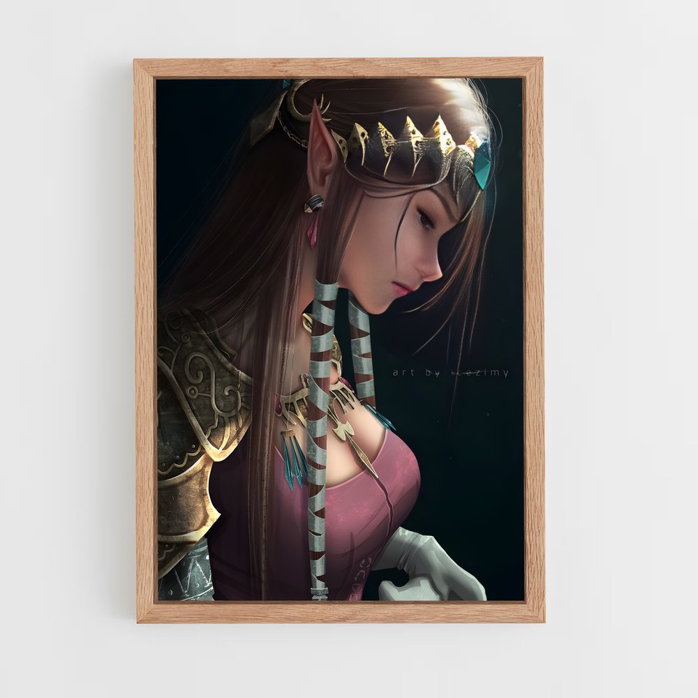 ap-princess zelda-7 cadre Bois clair