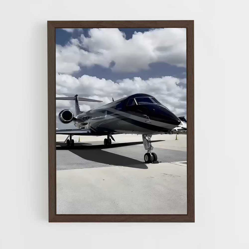 ap-private jets-4 cadre Bois foncé