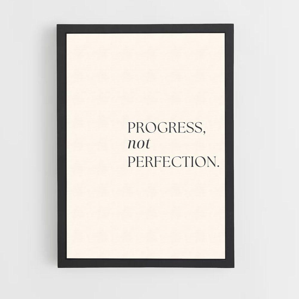 ap-progress not perfection-1 cadre Noir