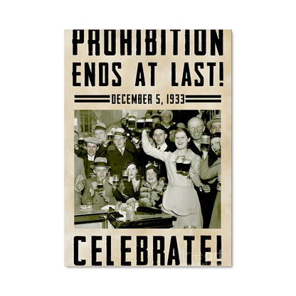 Poster Bière & Prohibition