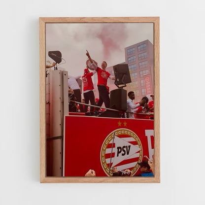 ap-psv eindhoven-4 cadre Bois clair