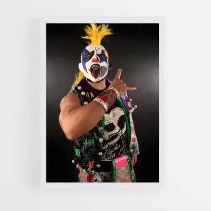 ap-psycho clown-2 cadre Blanc