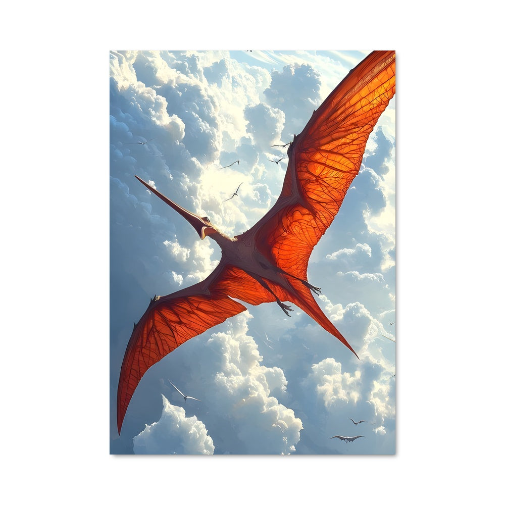 Poster Pteranodon en Vol