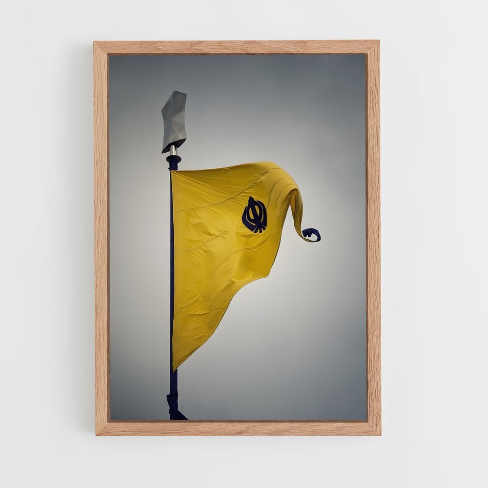 ap-punjab flag-1 cadre Bois clair