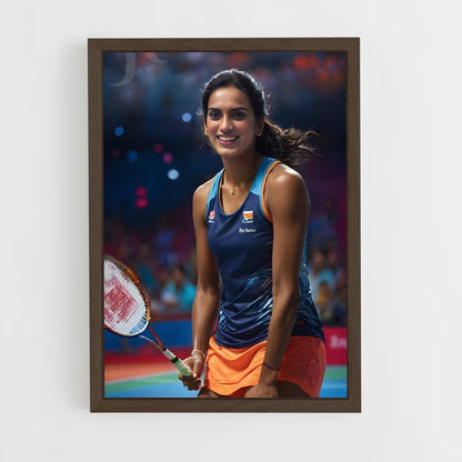 ap-pusarla v. sindhu-1 cadre Bois foncé