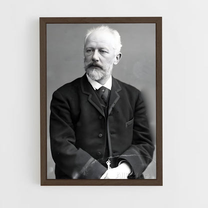 ap-pyotr ilyich tchaikovsky-1 cadre Bois foncé