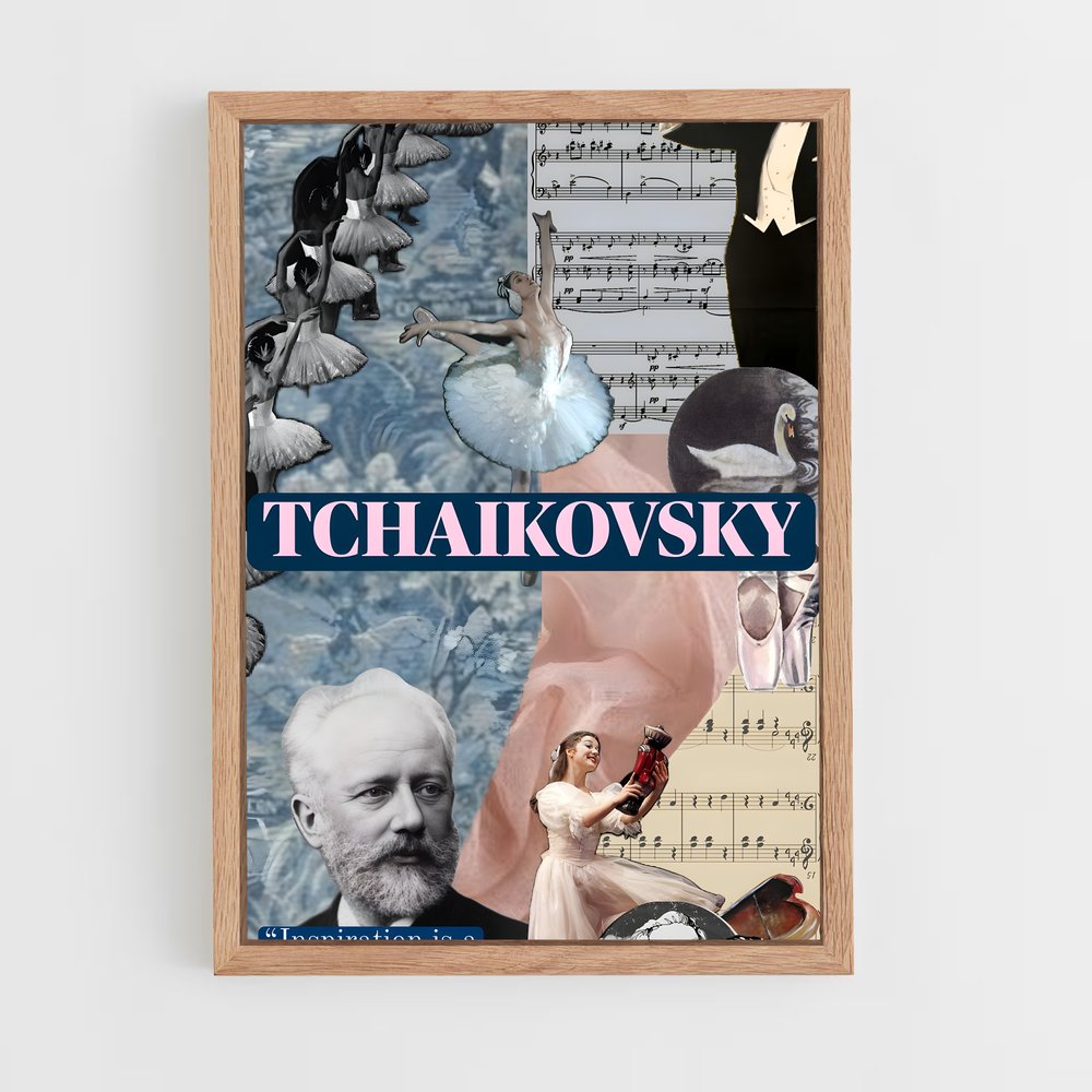 ap-pyotr ilyich tchaikovsky-2 cadre Bois clair