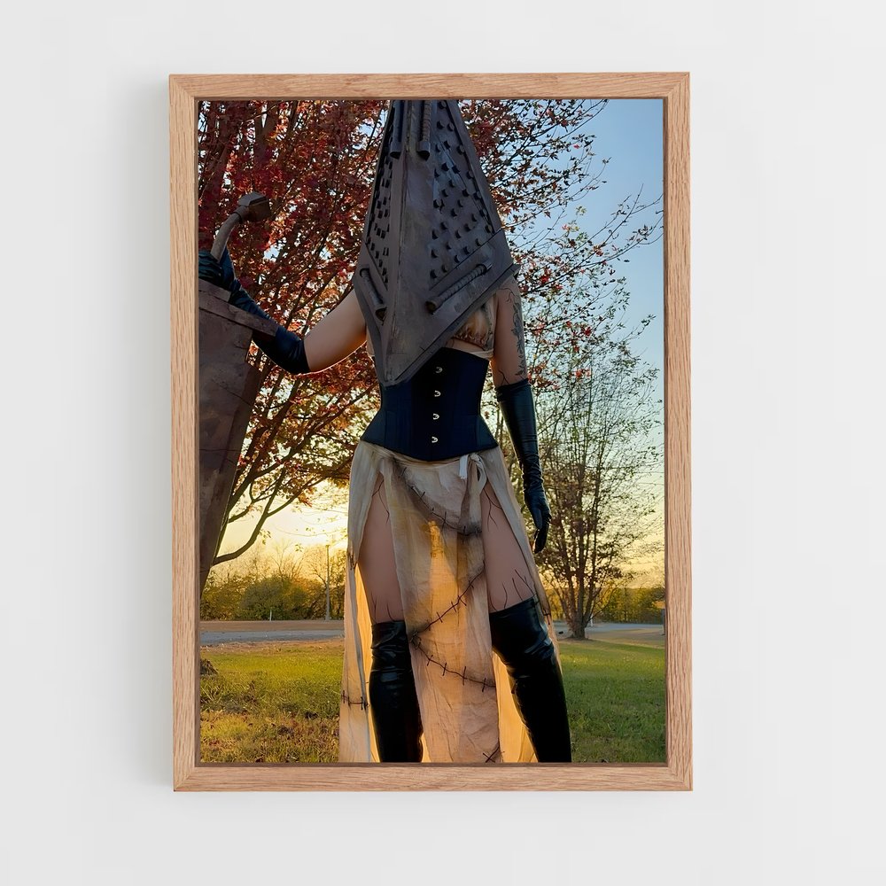 ap-pyramid head-4 cadre Bois clair