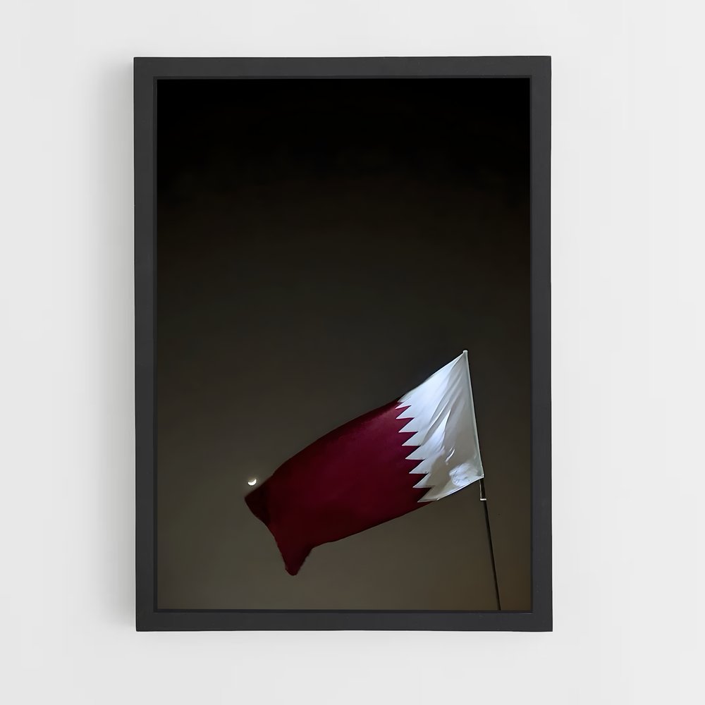 ap-qatar flag-2 cadre Noir