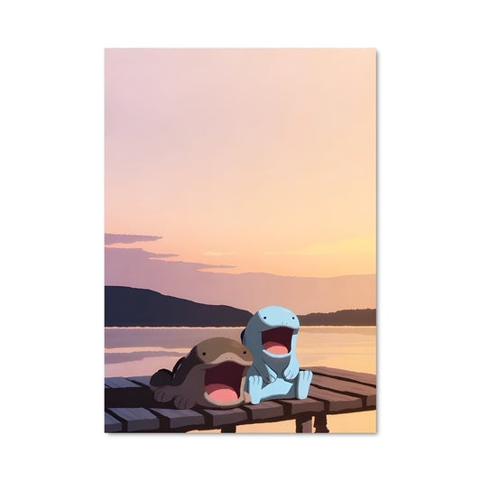 Poster Quagsire au Crépuscule