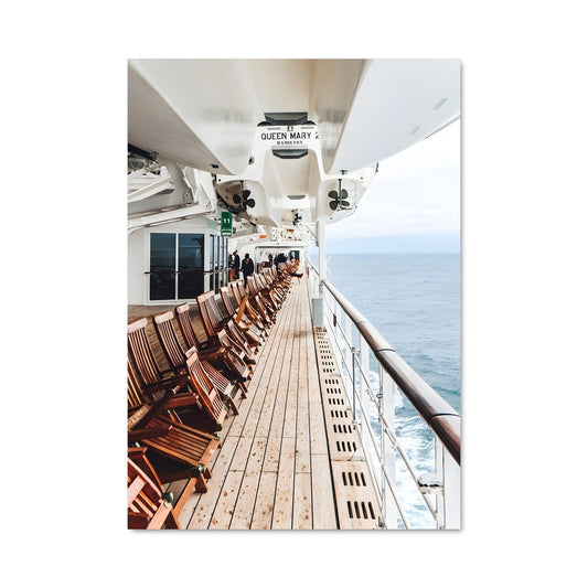 Poster Sur le Pont du Queen Mary 2