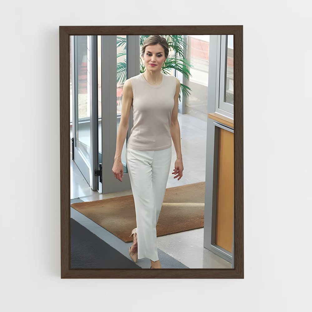 ap-queen letizia-12 cadre Bois foncé